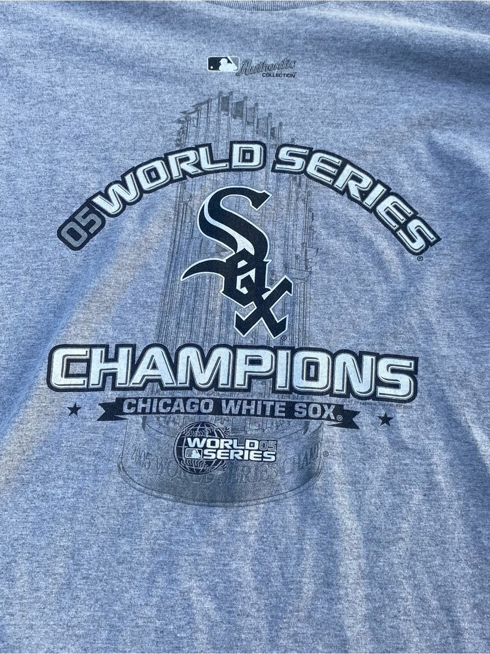 Lee Gray Chicago White Sox 05 World Series Champions Long Sleeve Tee